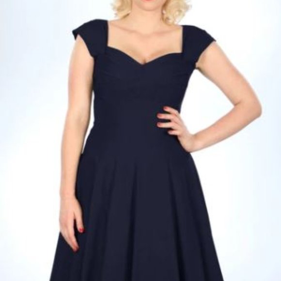 Madstyle Swing Dress (Peacock Blue)